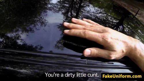 Анальный трах рыжей шалавы с водителем такси на трассе